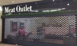 Roller Shutter securing a retail unit